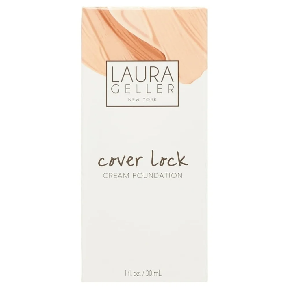 NWT Laura Geller Cover Lock Cream Foundation Honey NIB Full Size 30ml